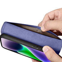 Retail Display Cases – 2in1 Leather Flip Cover iPhone 14 - Carlat