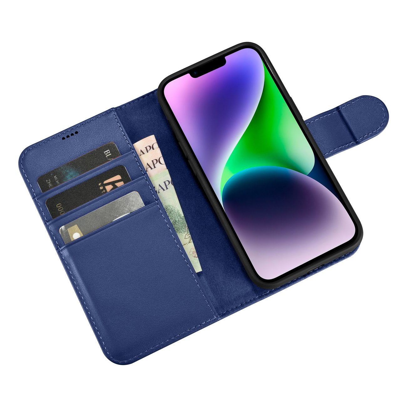 Retail Display Cases – 2in1 Leather Flip Cover iPhone 14 - Carlat