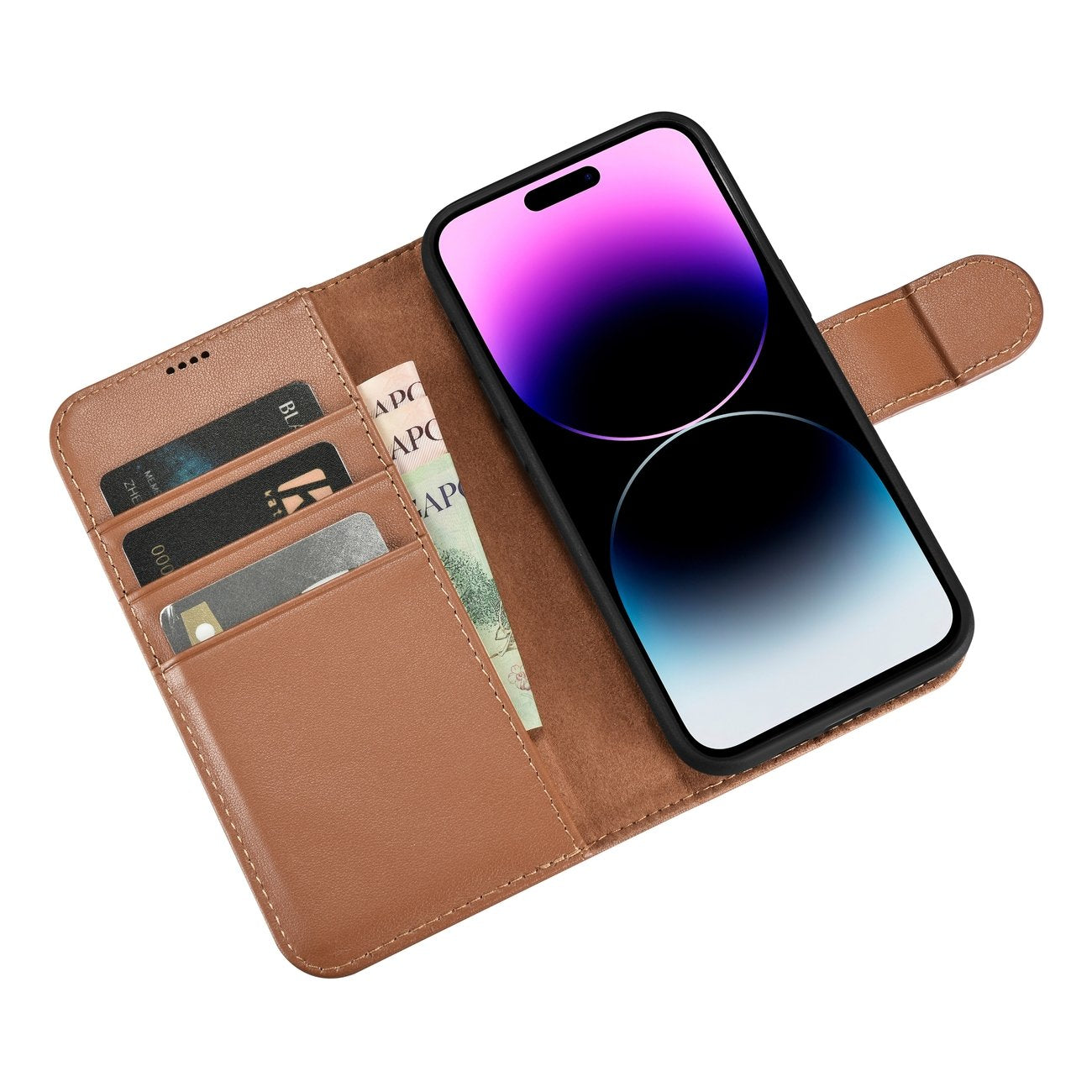 Retail Display Cases – 2in1 Leather Flip Cover iPhone 14 - Carlat