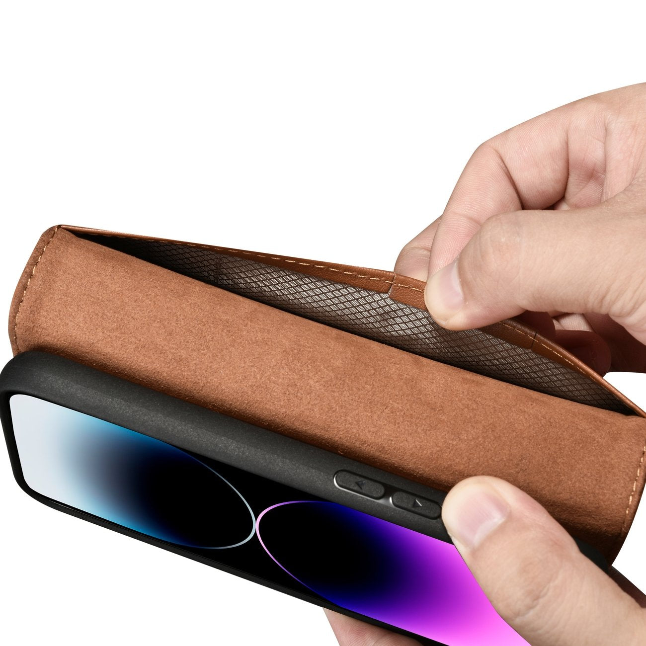 Retail Display Cases – 2in1 Leather Flip Cover iPhone 14 - Carlat