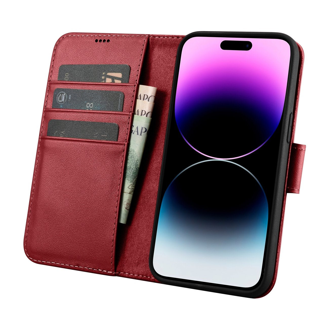 Retail Display Cases – 2in1 Leather Flip Cover iPhone 14 - Carlat