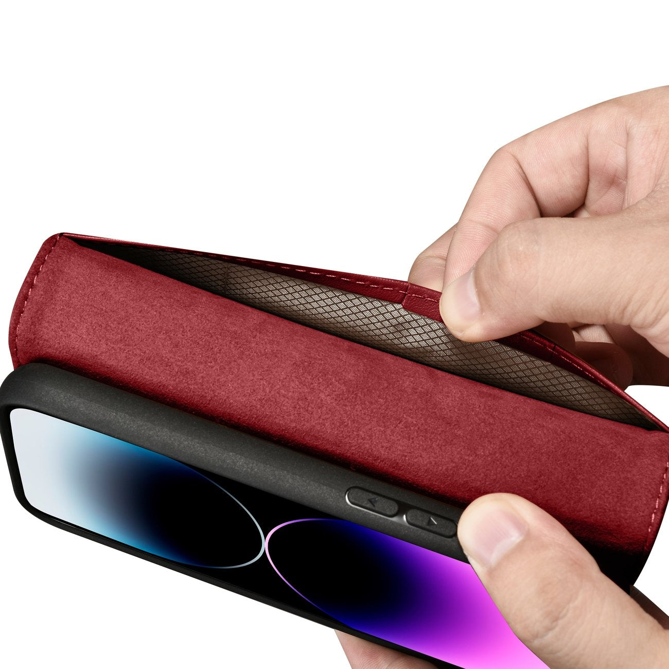 Retail Display Cases – 2in1 Leather Flip Cover iPhone 14 - Carlat