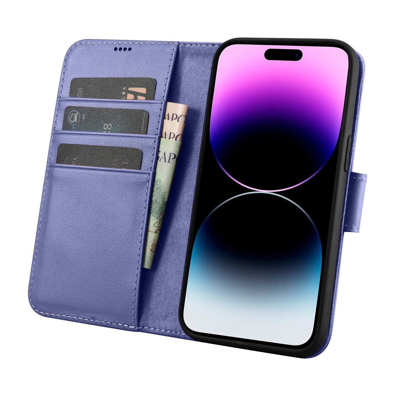 Retail Display Cases – 2in1 Leather Flip Cover iPhone 14 - Carlat