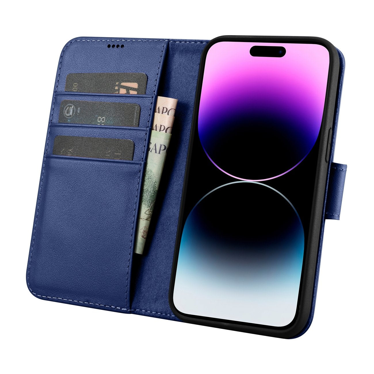 Retail Display Cases – 2in1 Leather Flip Cover iPhone 14 - Carlat