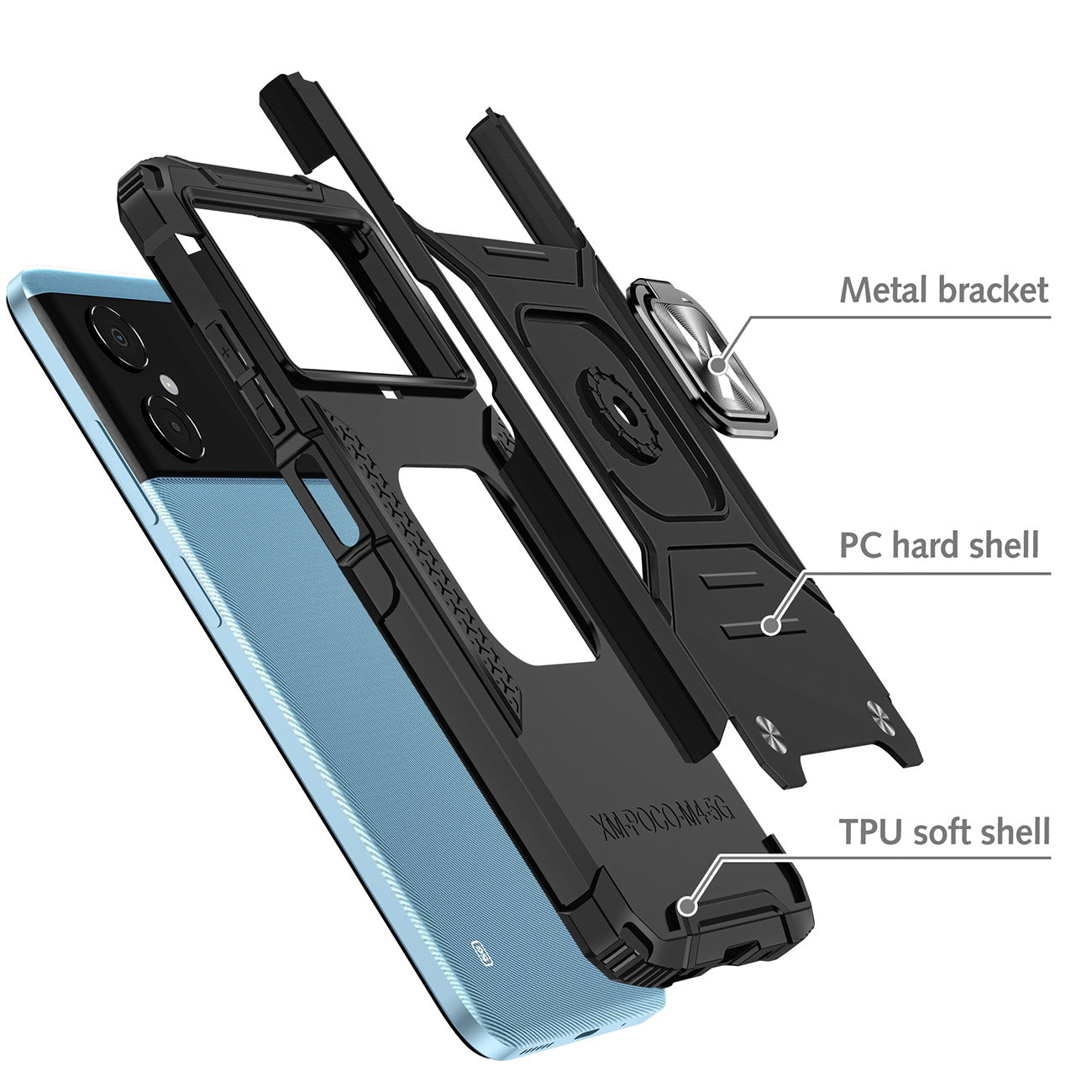Retail Display Cases – Armored case for Samsung Galaxy A03, - Carlat