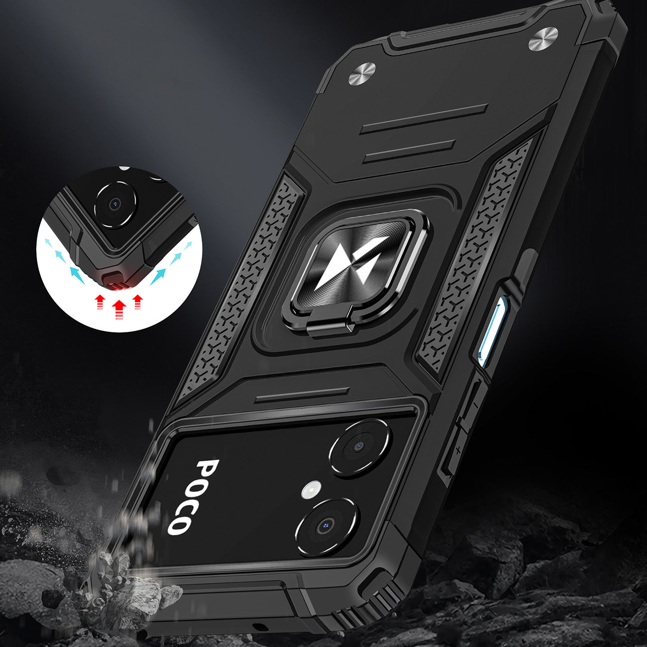 Retail Display Cases – Armored case for Samsung Galaxy A03, - Carlat