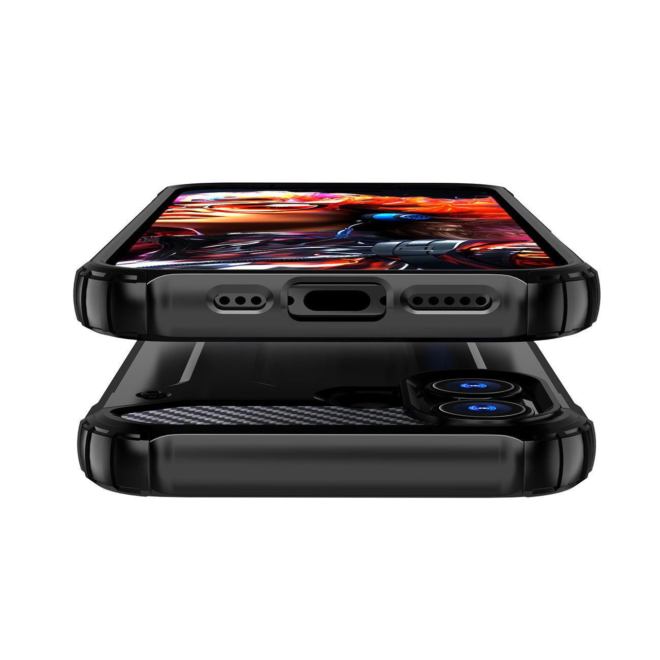 Retail Display Cases – Armored case for iPhone 17 Hybrid - Carlat