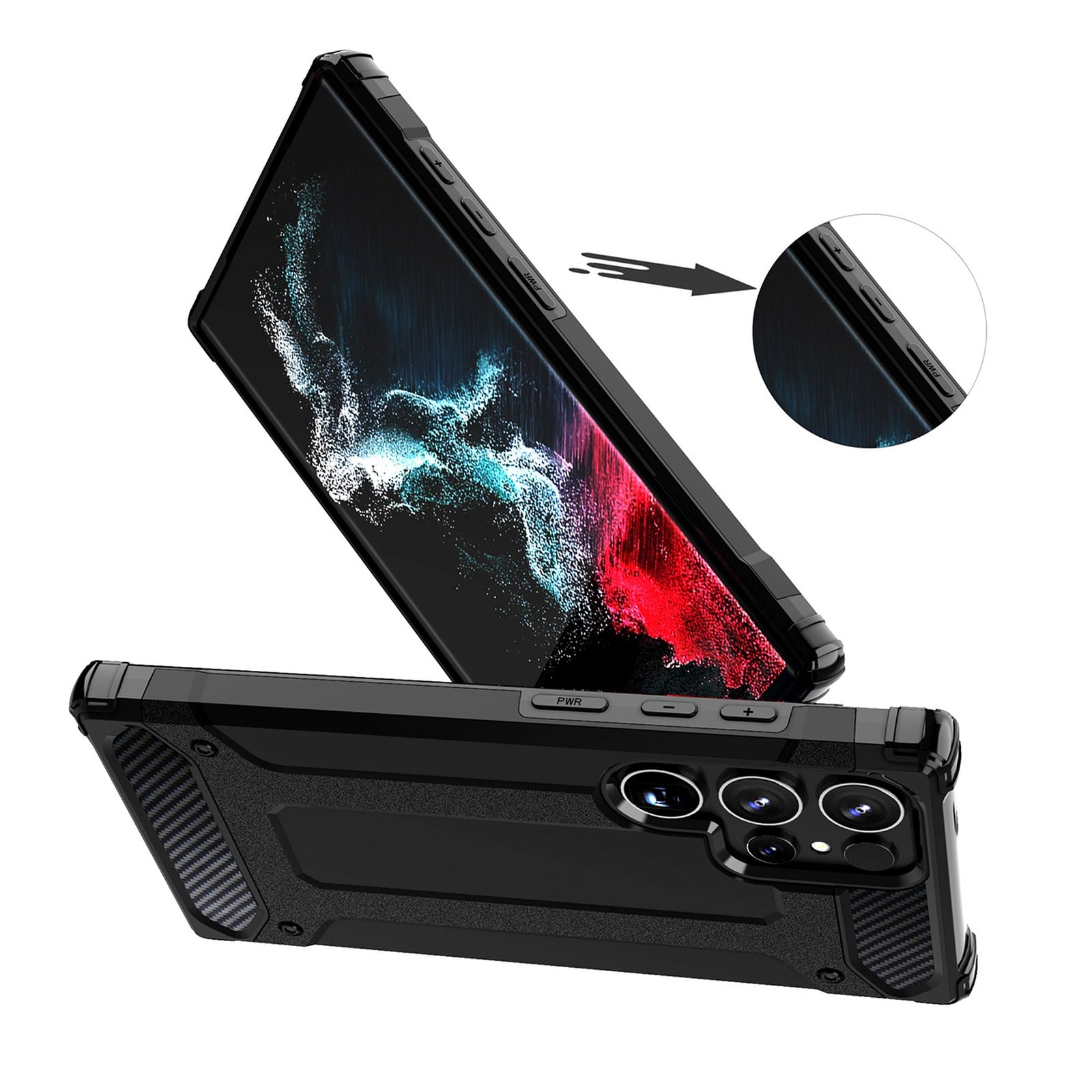 Retail Display Cases – Armored hybrid case for Samsung Galaxy - Carlat