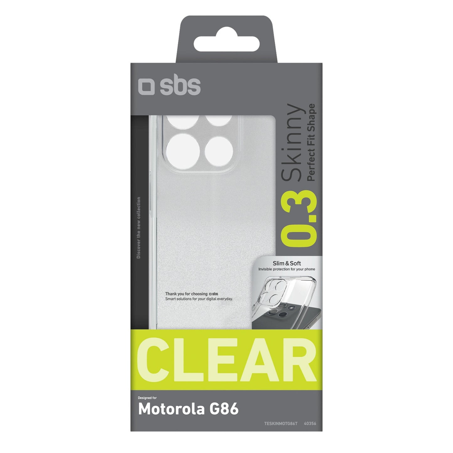 Retail Display Cases – Case cover for Motorola Moto G86 - Carlat