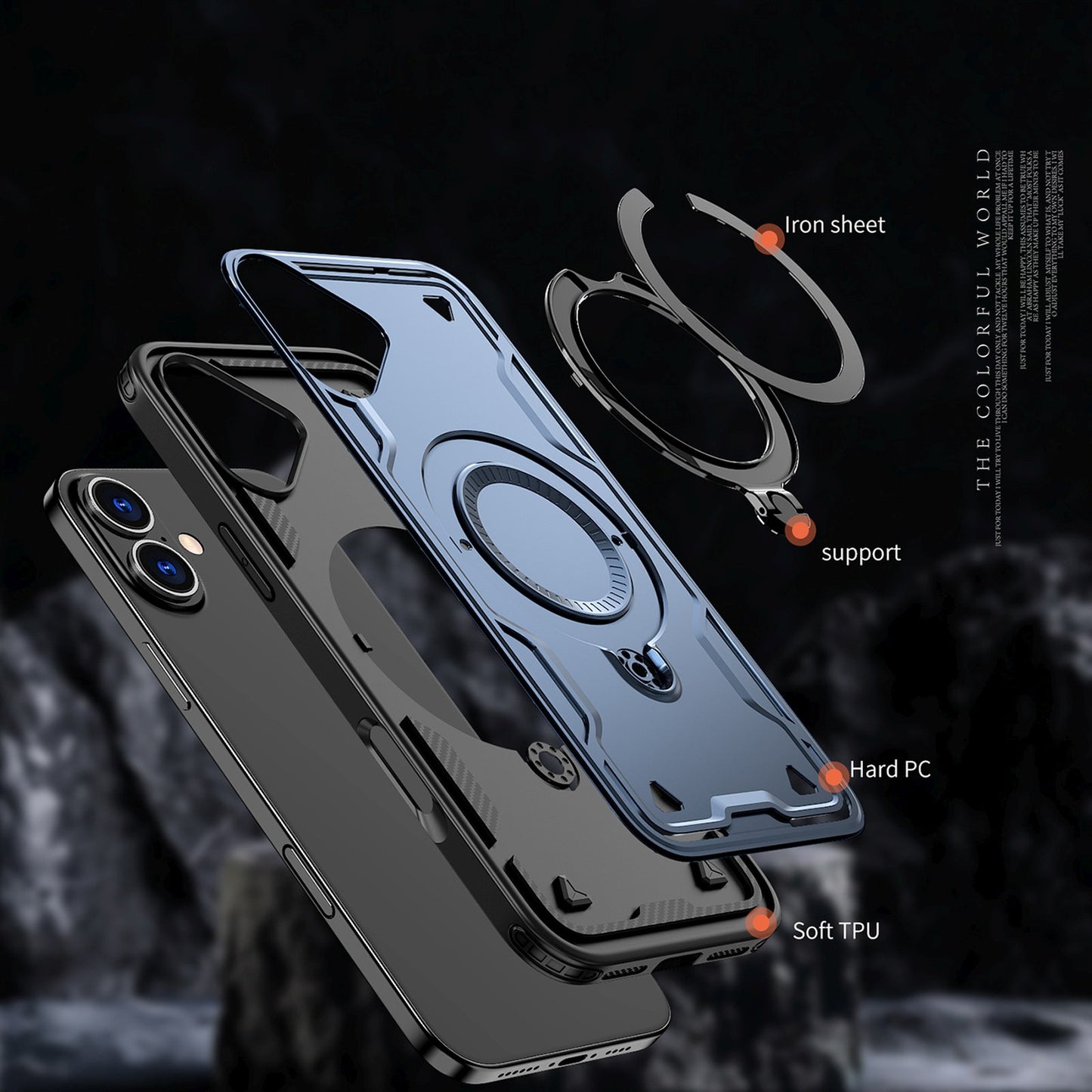 Retail Display Cases – Case cover for iPhone 16 Hybrid - Carlat