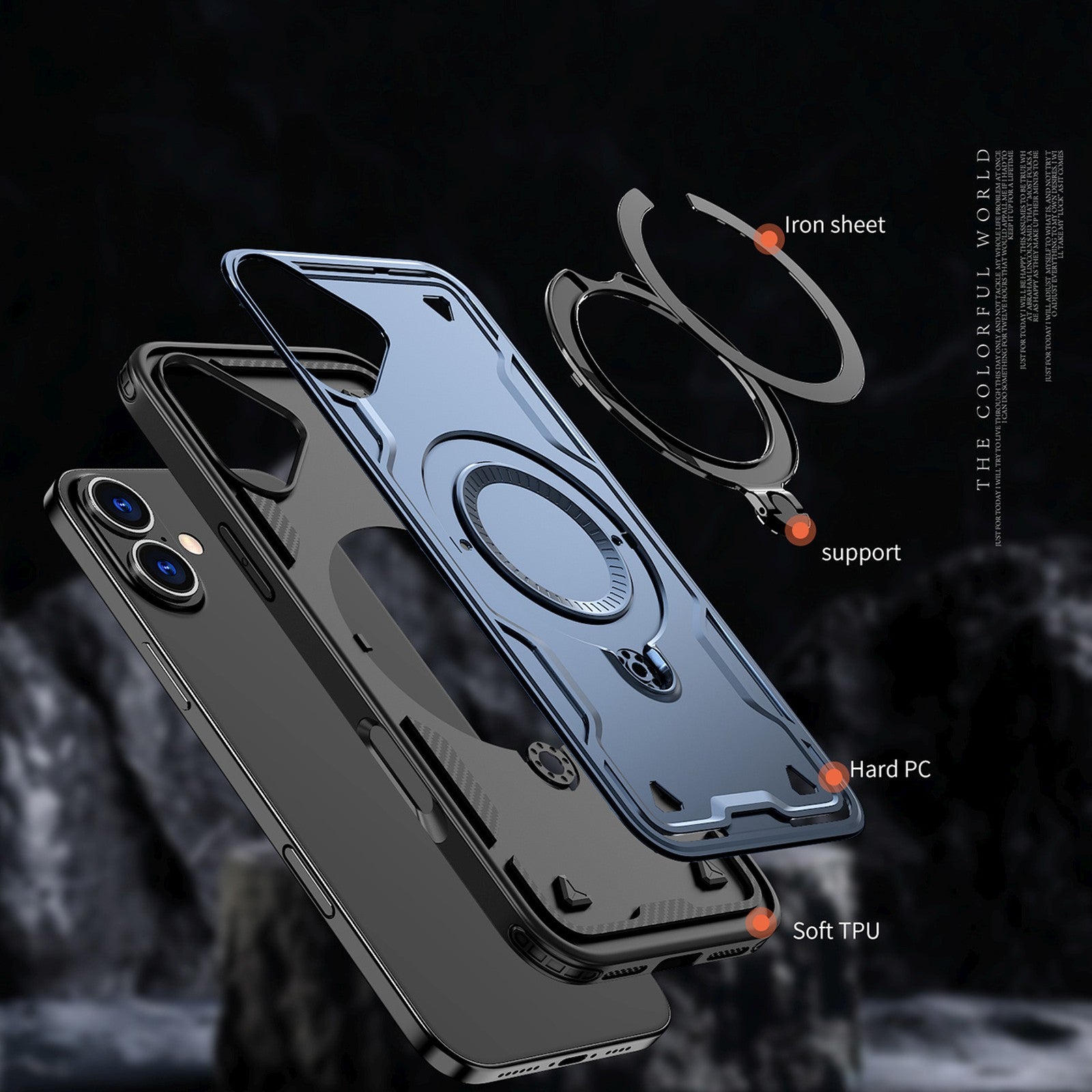 Retail Display Cases – Case cover for iPhone 16 Hybrid - Carlat