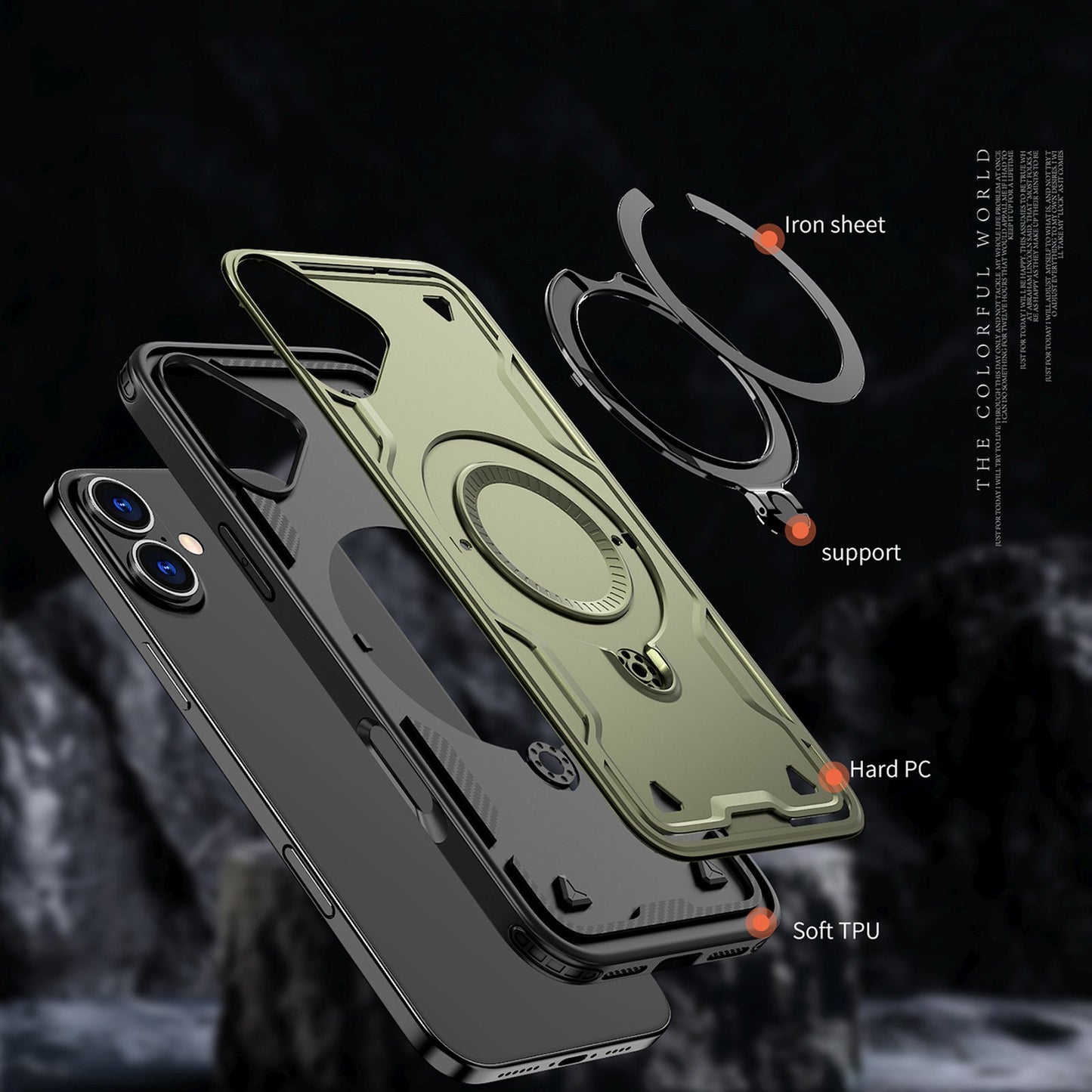 Retail Display Cases – Case cover for iPhone 16 Hybrid - Carlat