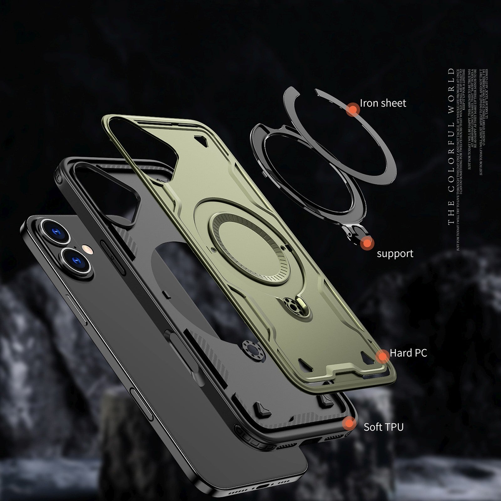 Retail Display Cases – Case cover for iPhone 16 Hybrid - Carlat