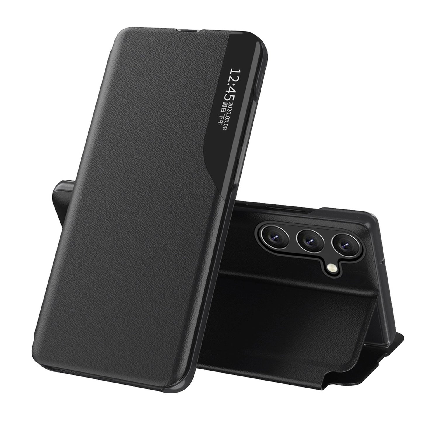 Retail Display Cases – Case with flap and stand for - Carlat