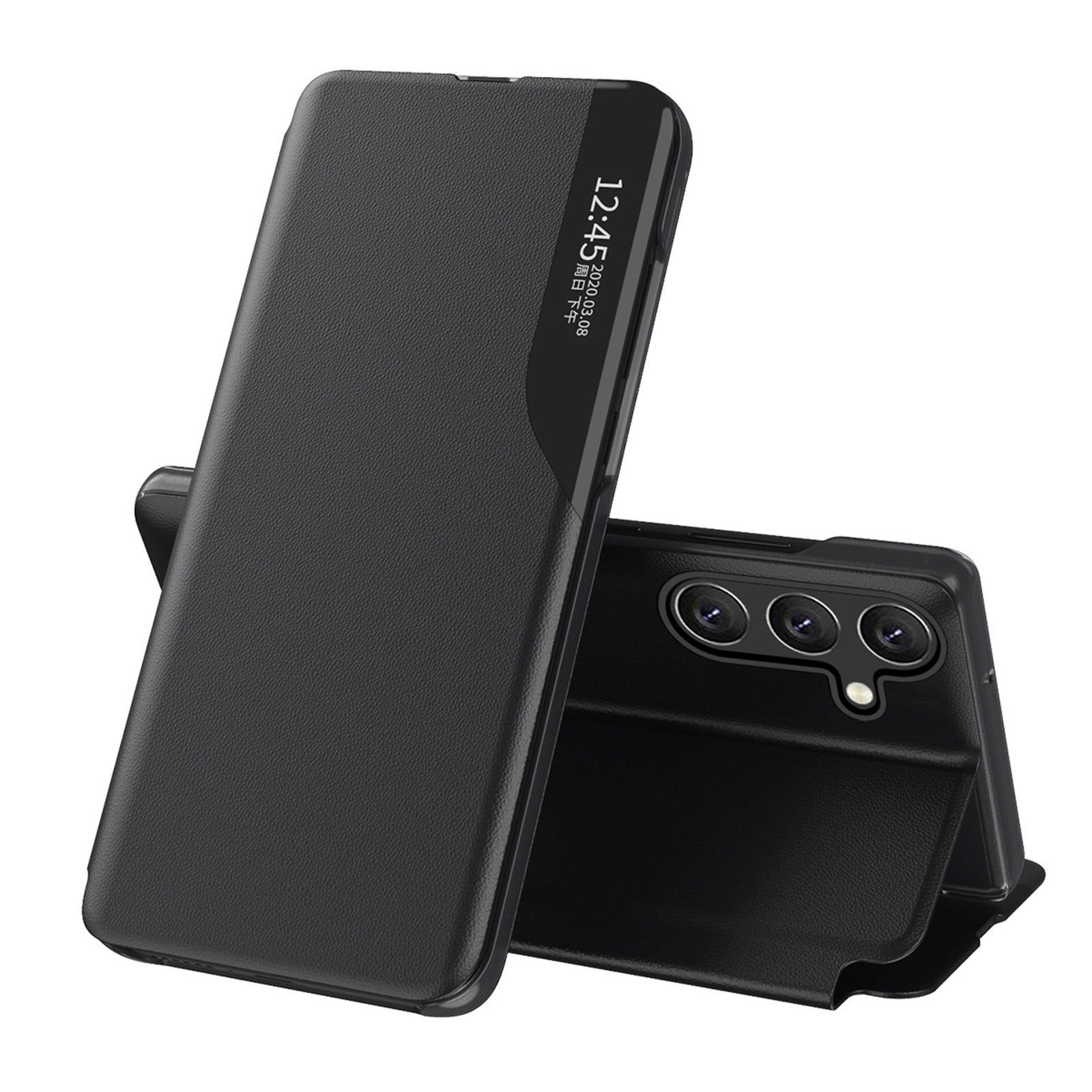 Retail Display Cases – Case with flap and stand for - Carlat