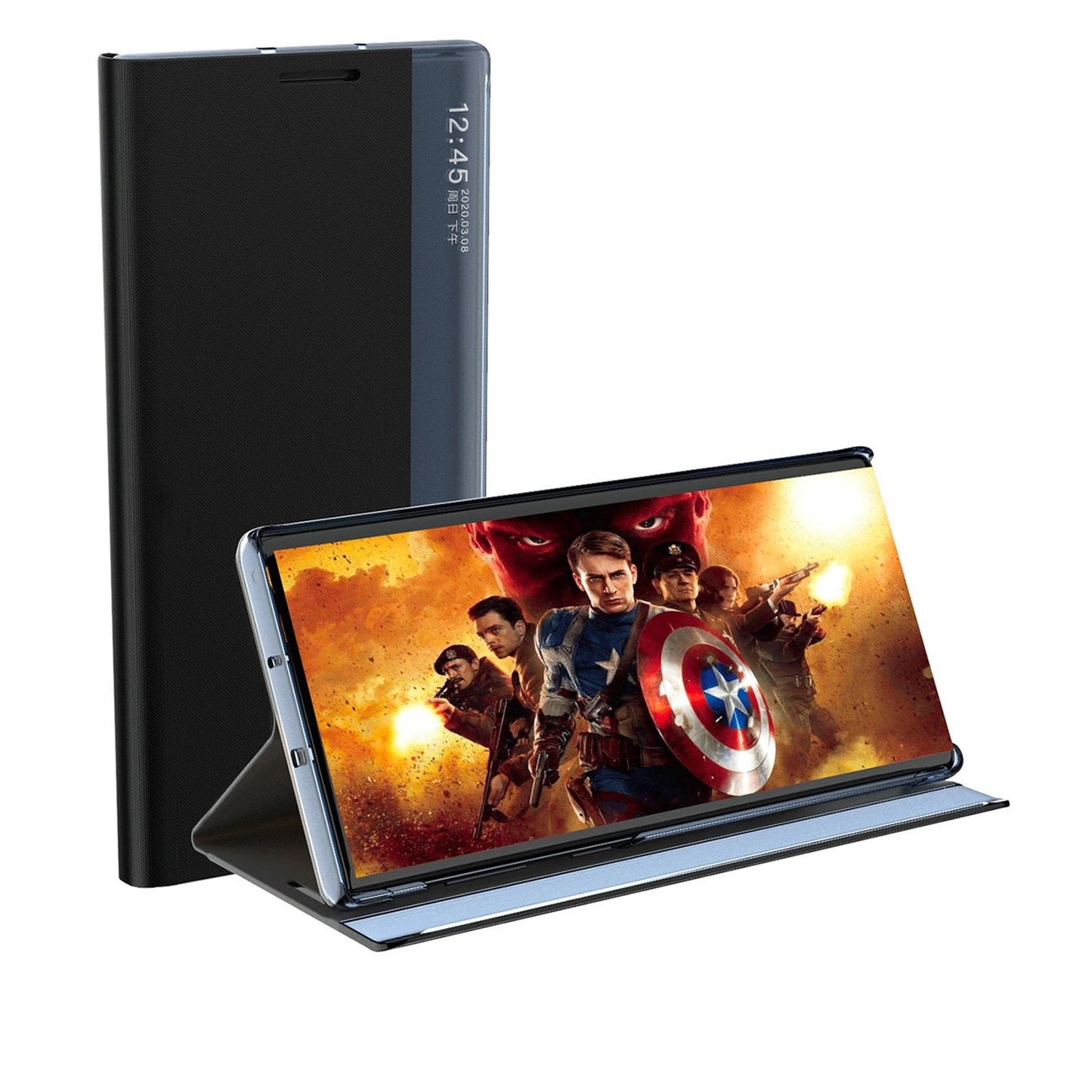 Retail Display Cases – Case with flap and stand for - Carlat