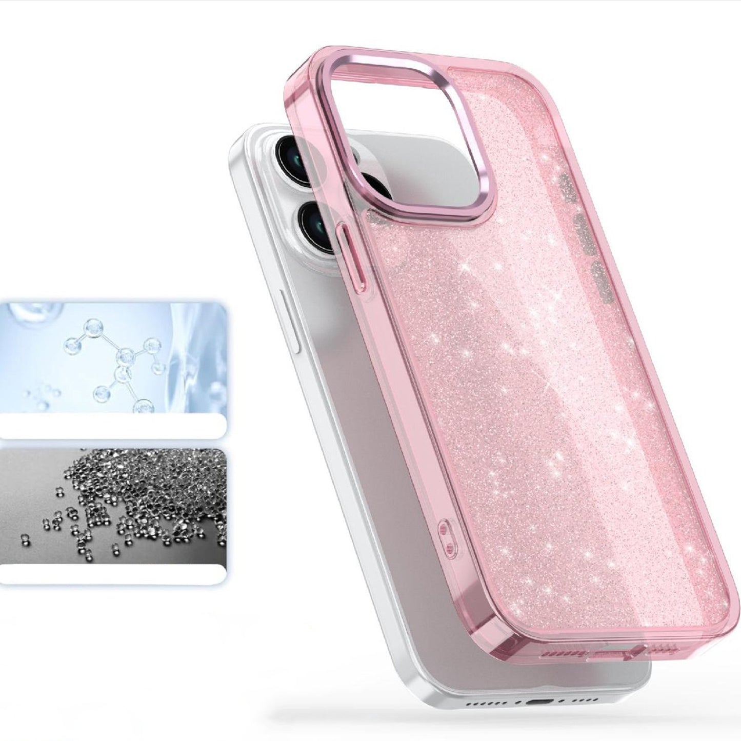Retail Display Cases – Cover for iPhone 16 Pro Glitter - Carlat