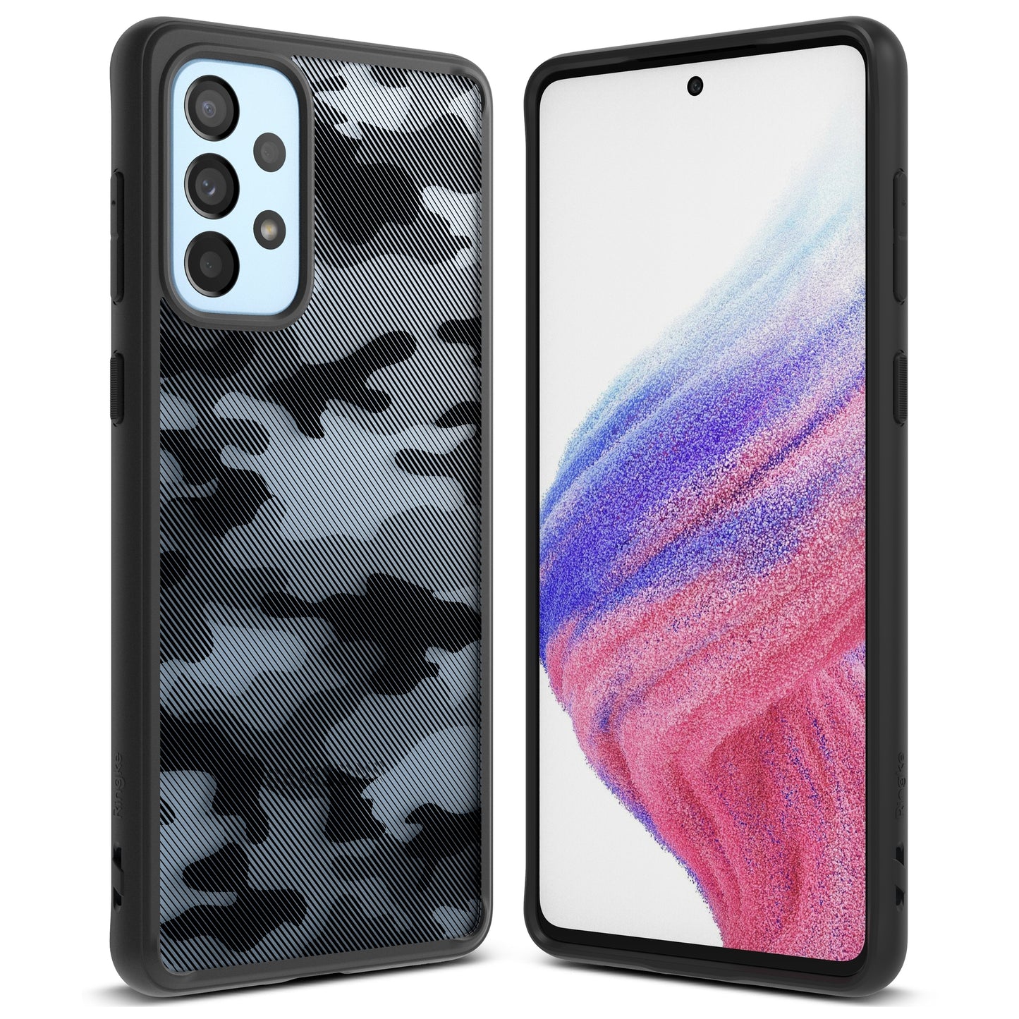 Retail Display Cases – Galaxy A73 Fusion Matte black case - Carlat