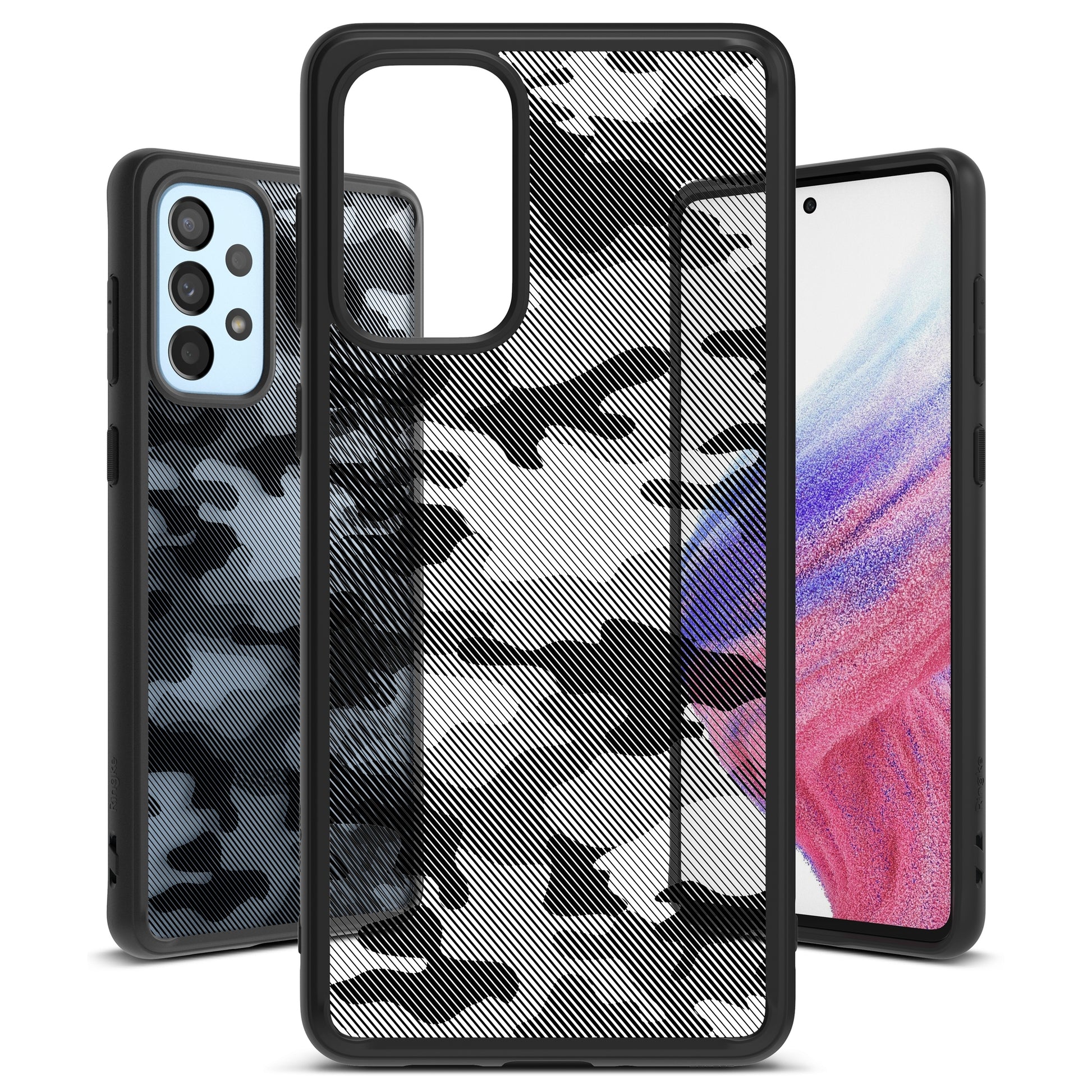 Retail Display Cases – Galaxy A73 Fusion Matte black case - Carlat