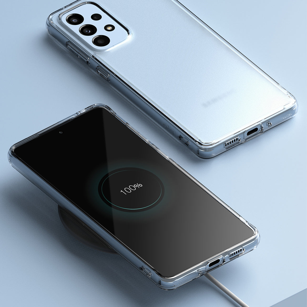 Retail Display Cases – Galaxy A73 Fusion Matte semi-transparent case - Carlat
