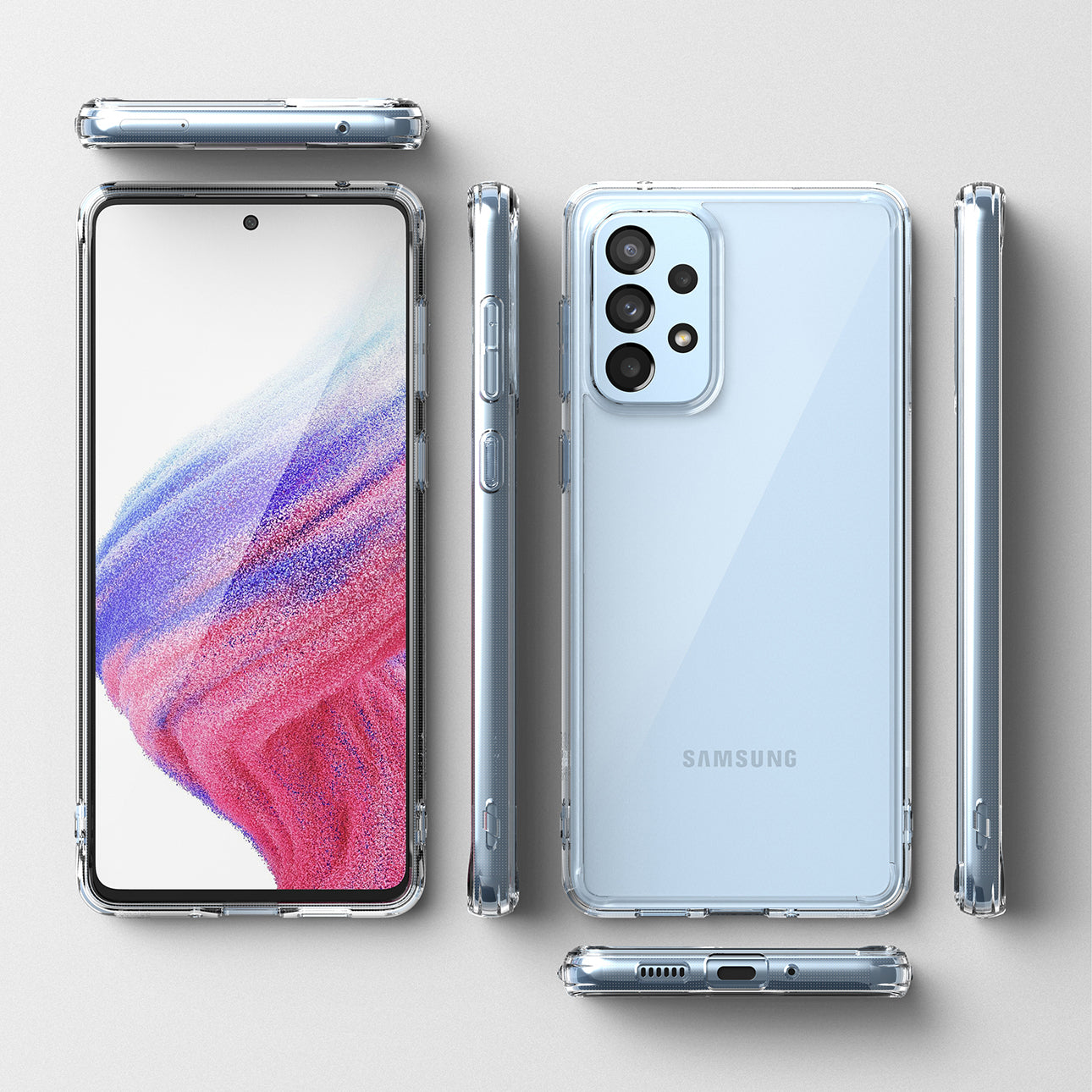 Retail Display Cases – Galaxy A73 Fusion transparent case with - Carlat