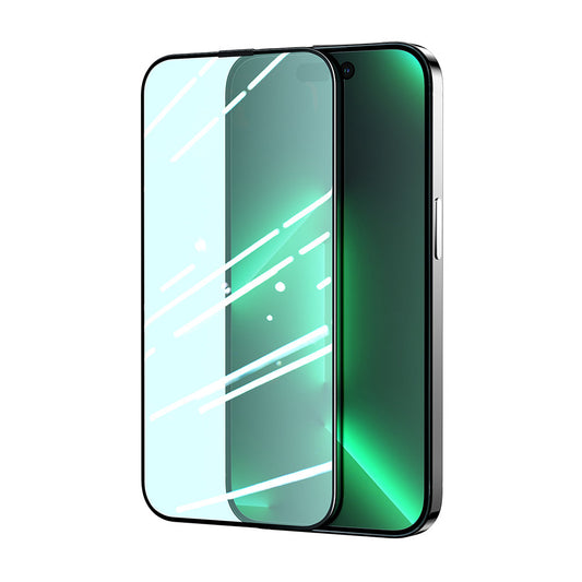 Retail Display Cases – Green tempered glass for iPhone 14 - Carlat