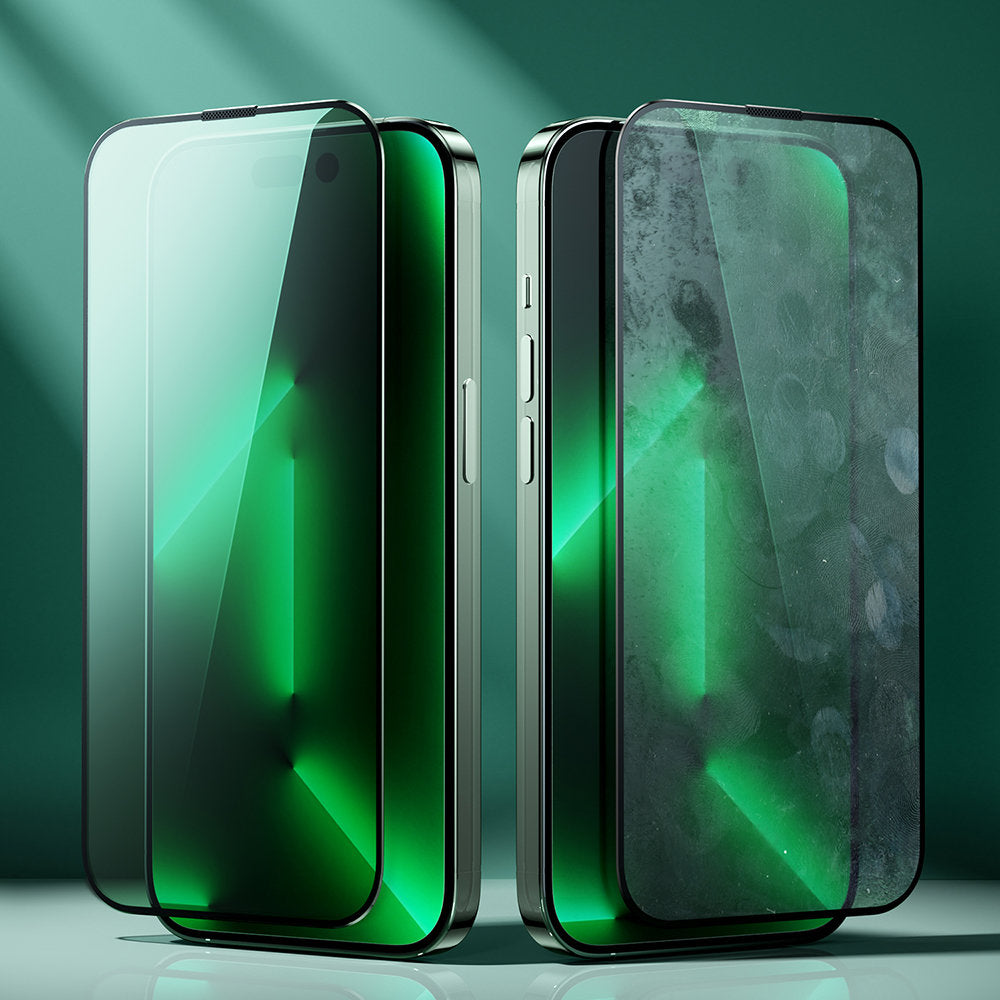 Retail Display Cases – Green tempered glass for iPhone