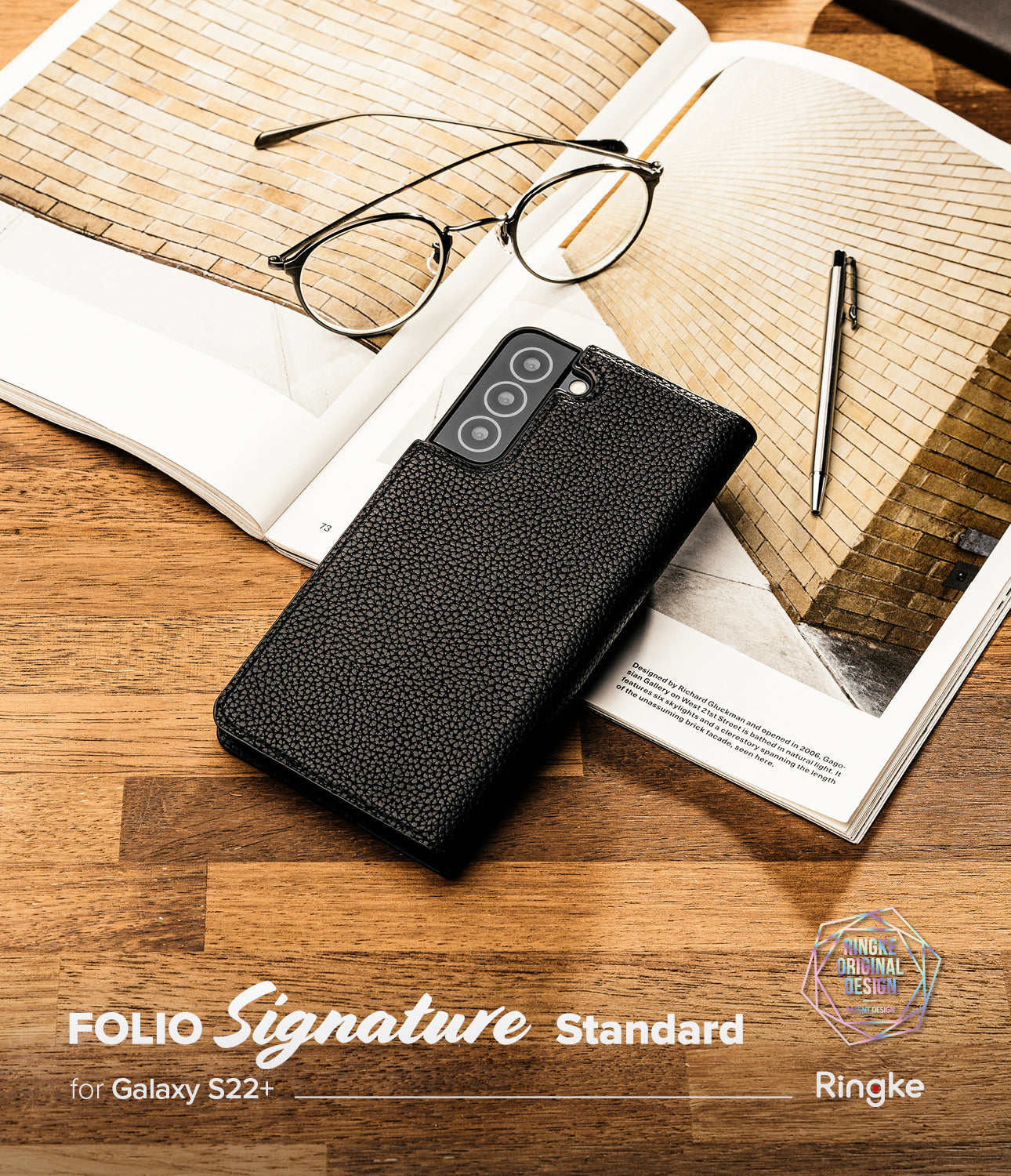Retail Display Cases – Leather case with flap for Galaxy - Carlat