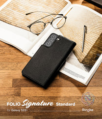 Retail Display Cases – Leather case with flap for Galaxy - Carlat