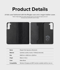 Retail Display Cases – Leather case with flap for Galaxy - Carlat