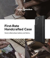 Retail Display Cases – Leather case with flap for Galaxy - Carlat