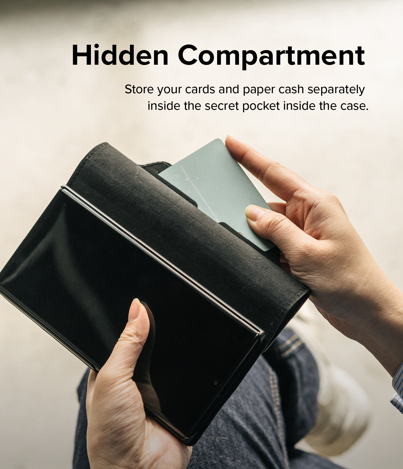 Retail Display Cases – Leather case with flap for Galaxy - Carlat