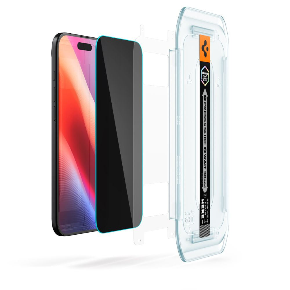 Retail Display Cases – Privacy glass with applicator for iPhone - Carlat