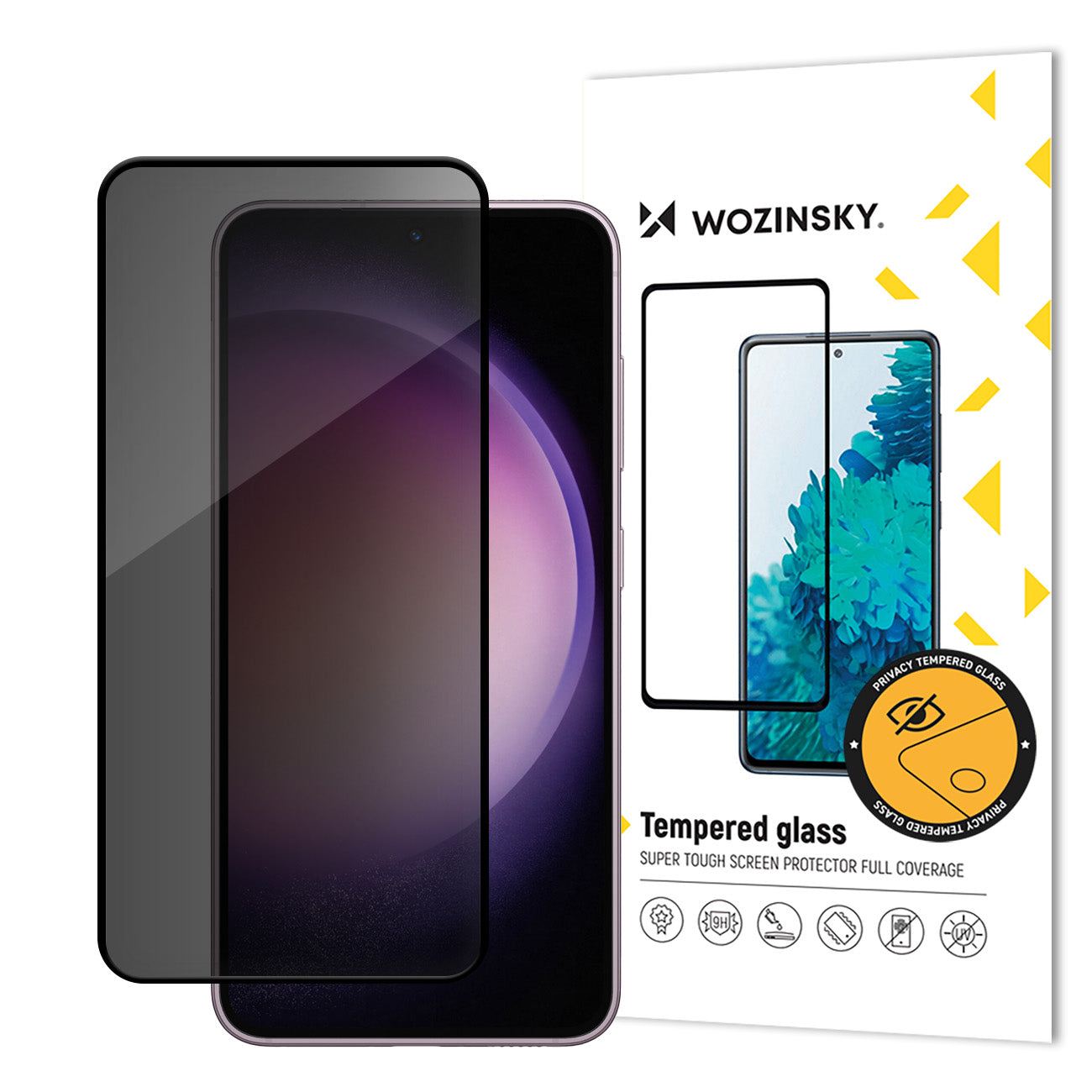Retail Display Cases – Privacy tempered glass for Samsung Galaxy - Carlat