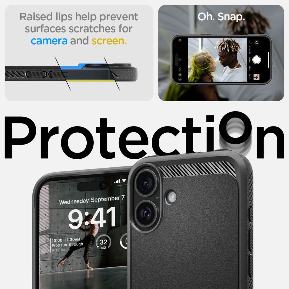 Retail Display Cases – Rugged Armor MagSafe iPhone 16 back - Carlat