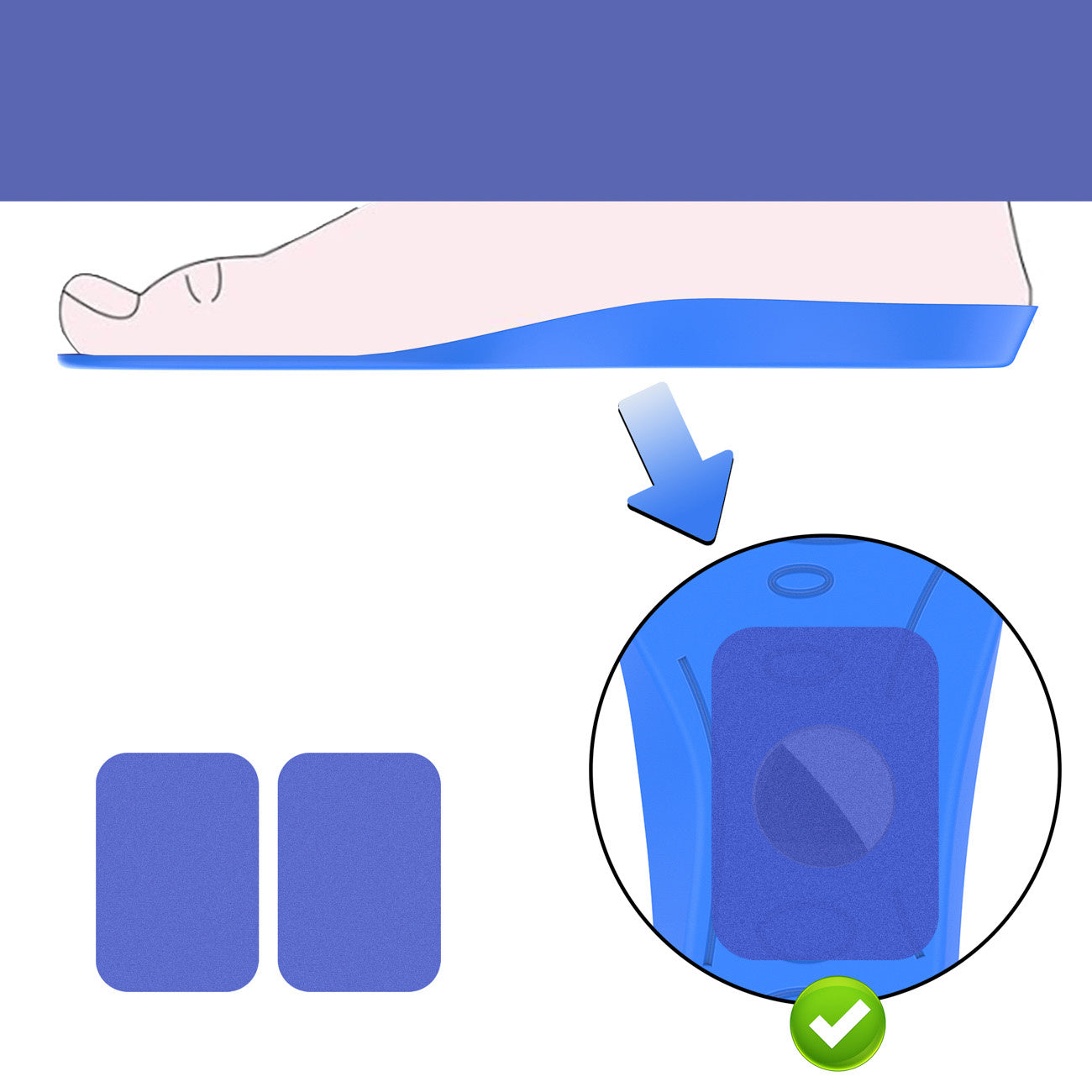 Retail Display Cases – Shoe insoles with room for AirTag - Carlat