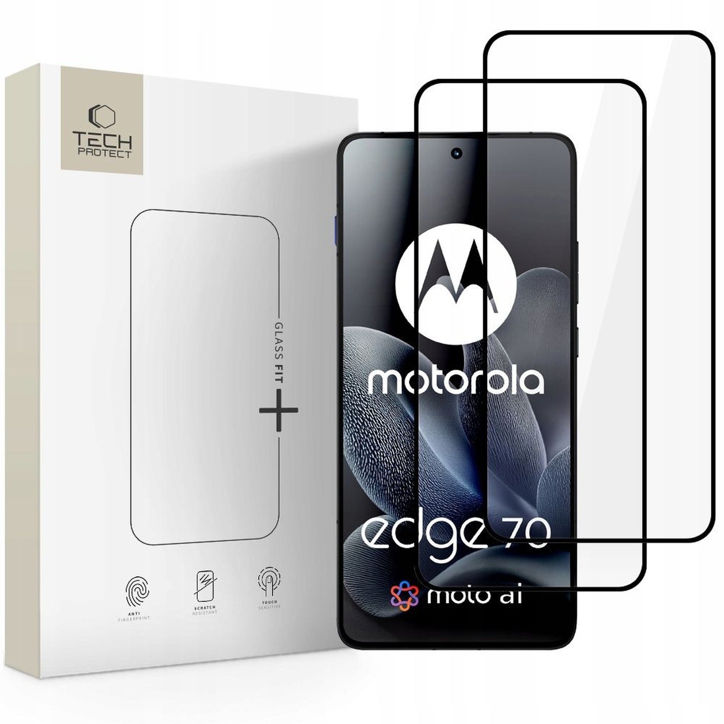 Retail Display Cases – Tempered glass for Motorola Edge 70 - Carlat