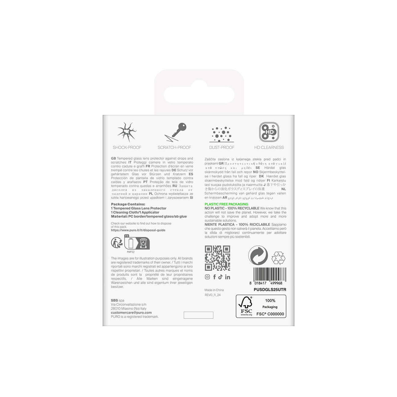 Retail Display Cases – Tempered glass for camera lenses for - Carlat