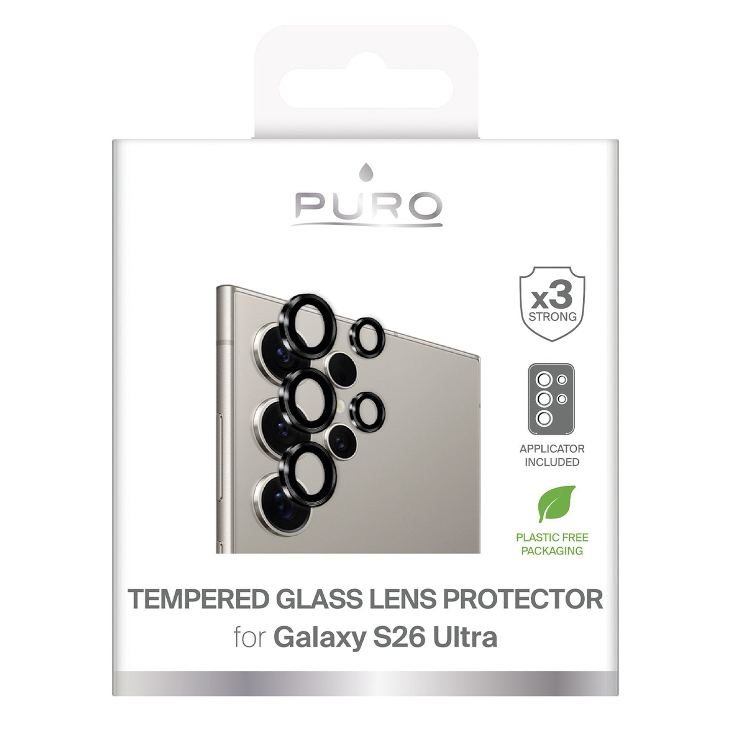 Retail Display Cases – Tempered glass for the rear camera - Carlat