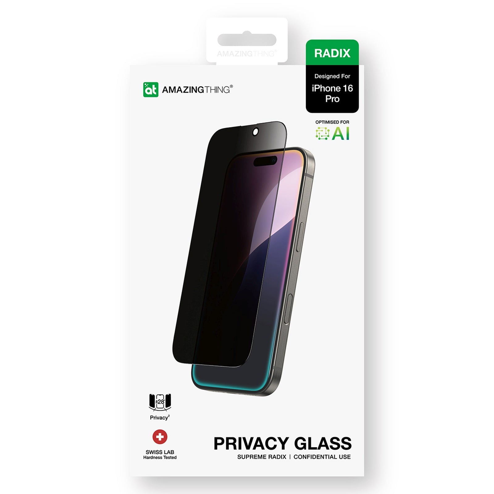 Retail Display Cases – Tempered privacy glass for iPhone 16 - Carlat