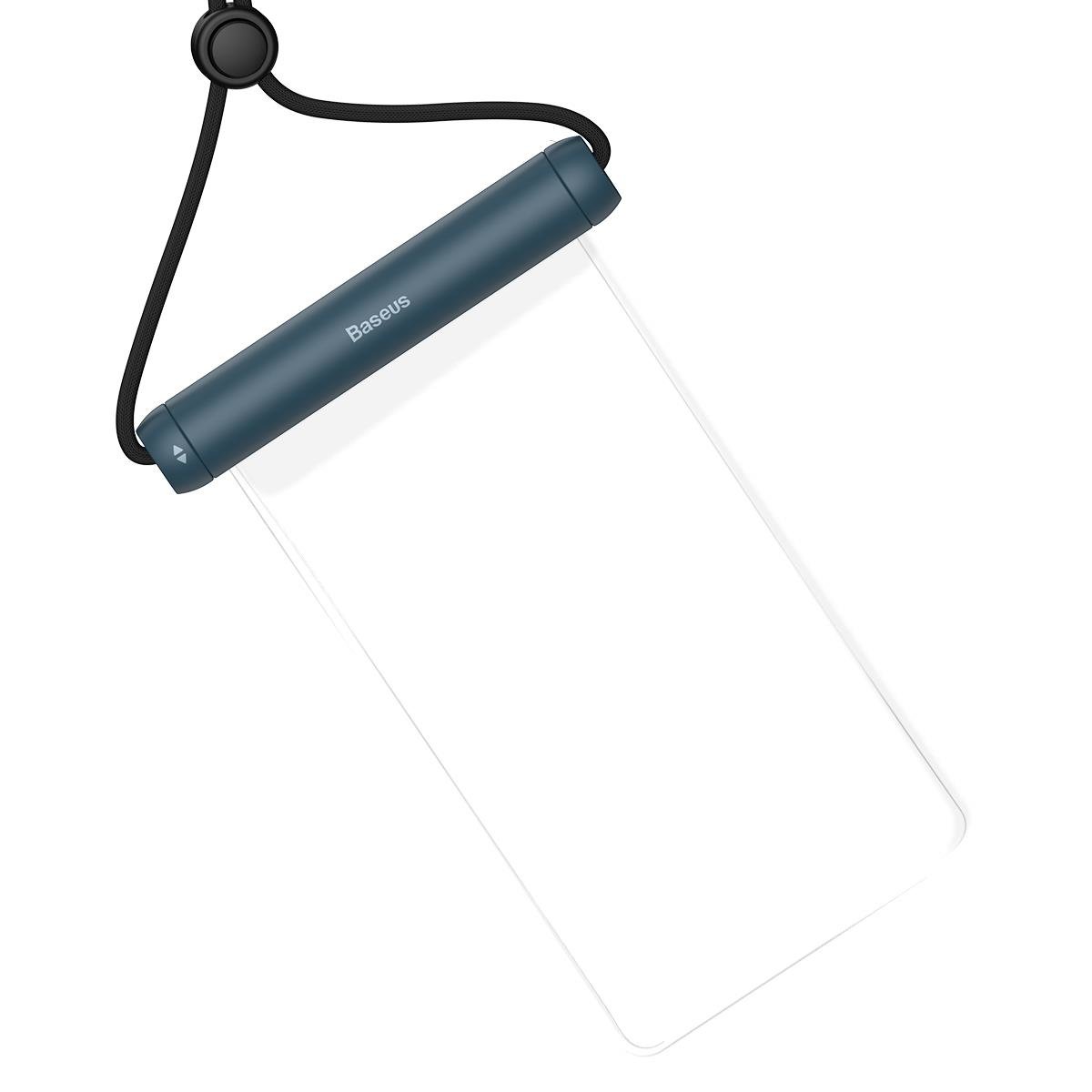 Retail Display Cases – Waterproof Slide-cover phone case, blue - Carlat