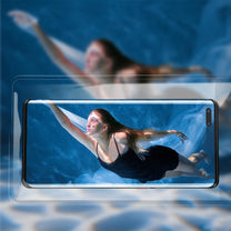 Retail Display Cases – Waterproof Slide-cover phone case, blue - Carlat