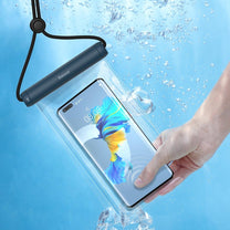 Retail Display Cases – Waterproof Slide-cover phone case, blue - Carlat