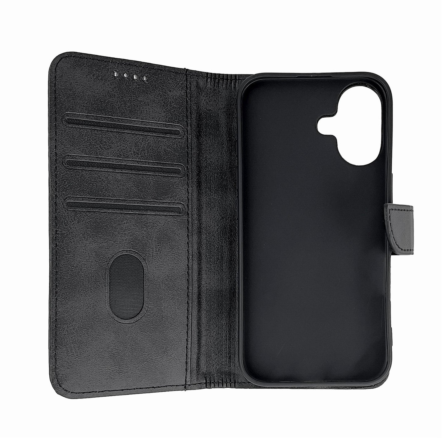 Retail Display Cases – iPhone 16 Leather Book Case - Carlat