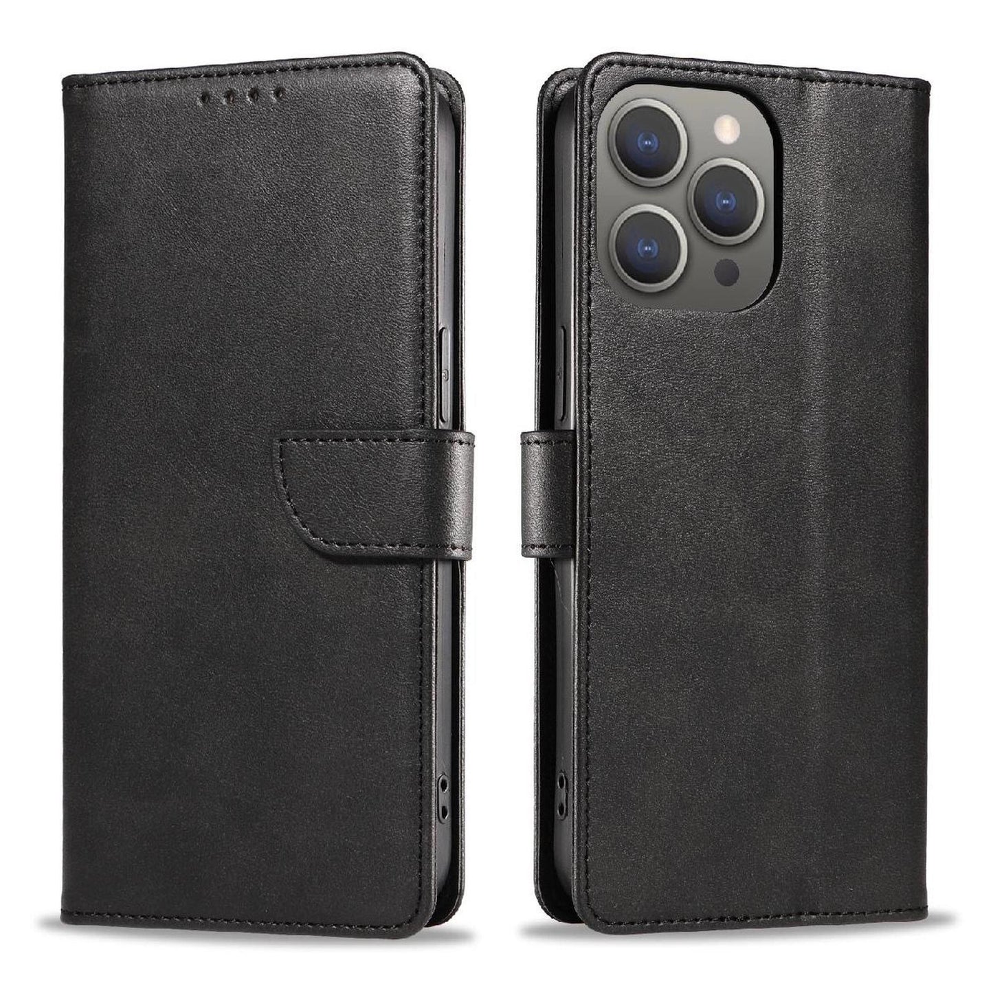 Retail Display Cases – iPhone 16 Leather Book Case - Carlat