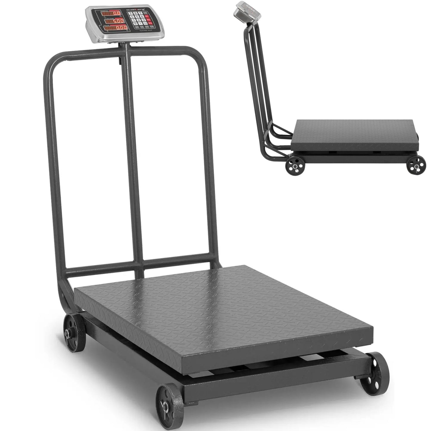 Retail – Industrial platform scale on LED wheels 1000 kg - Carlat