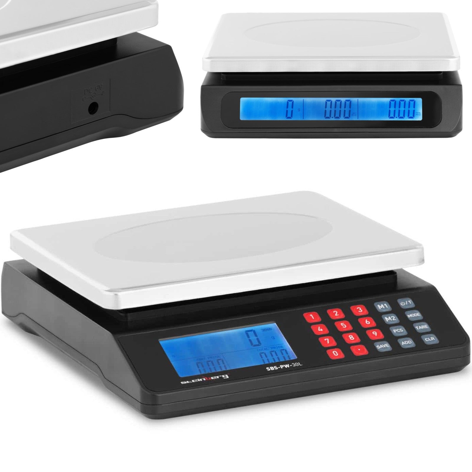 Retail – LCD shop and warehouse checker scale 30 kg - Carlat