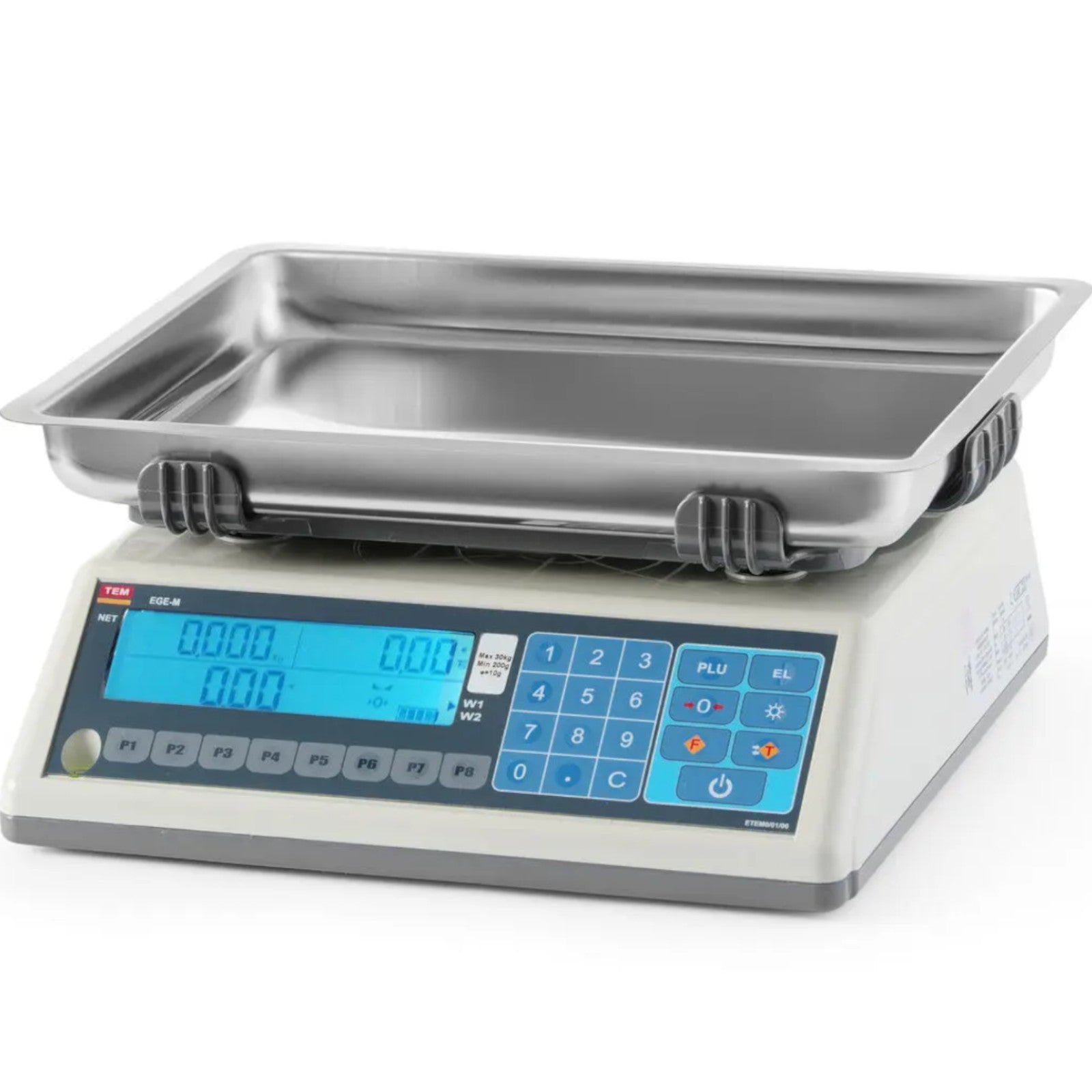 Retail – Postal store scale with M verification, deep pan, - Carlat