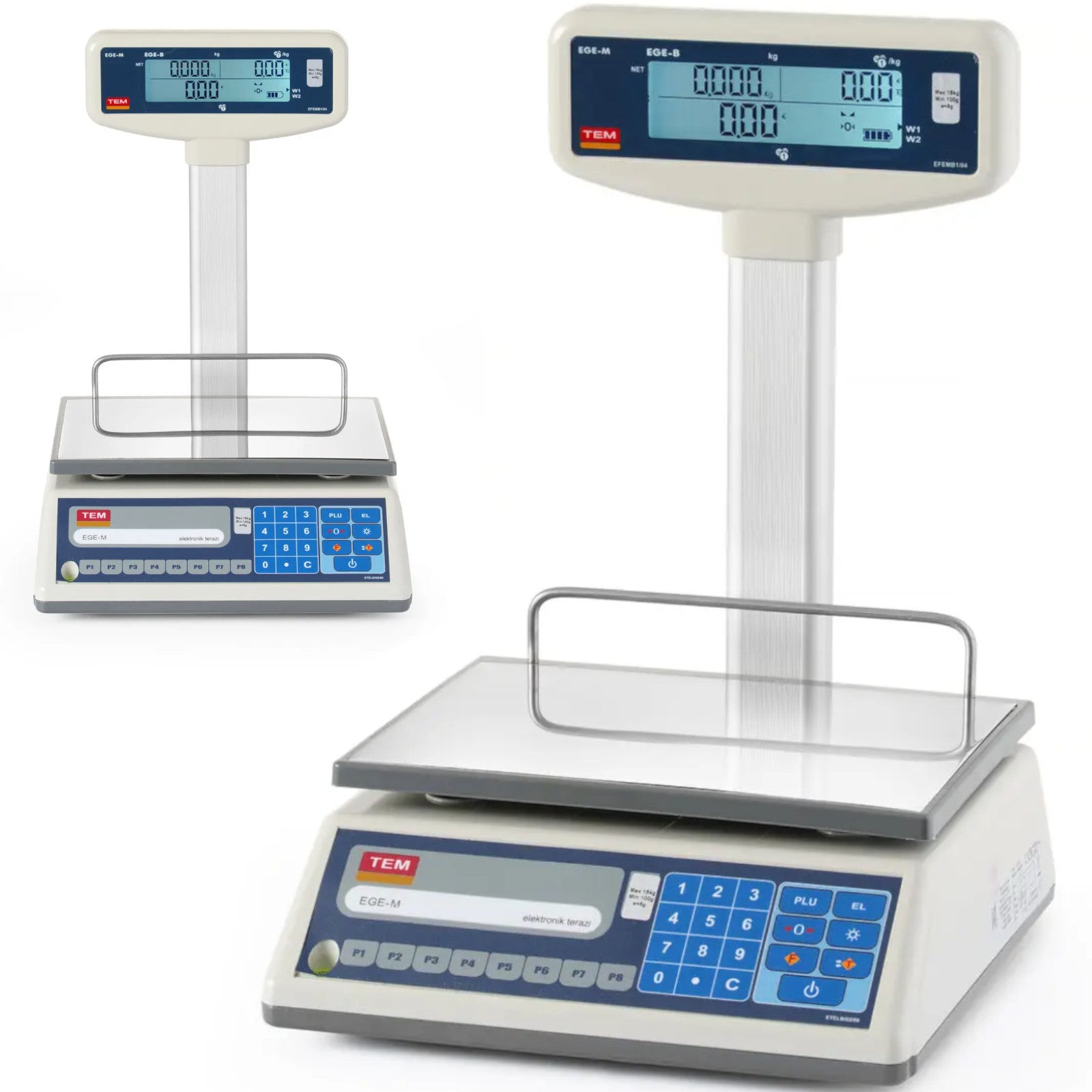 Retail – Postal store scale with legalization M 15 kg - Carlat