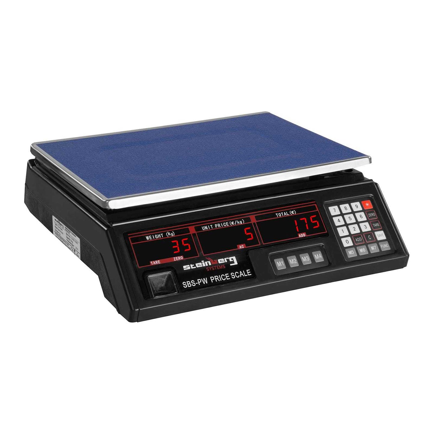 Retail – Price commercial scale, black, 30kg / 2g - Carlat